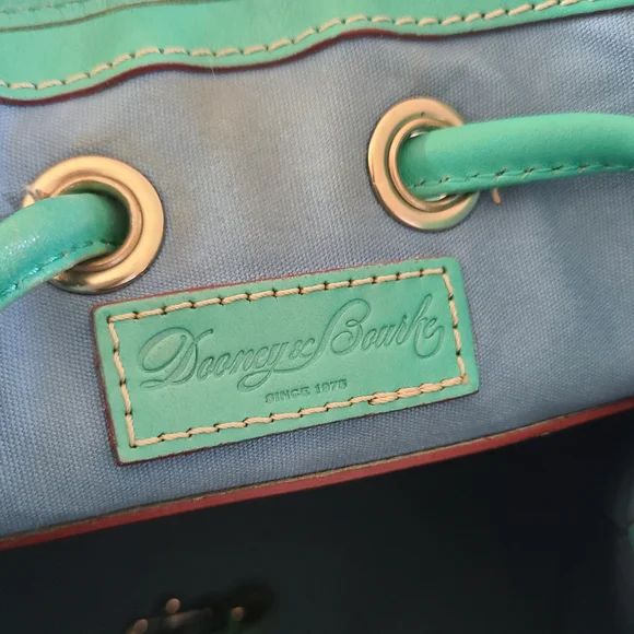 Dooney & Bourke 1975 Signature Paint Splatter Drawstring Bag & Matching Wallet - Picture 11 of 16